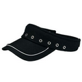 Knitted Visor w/ Moisture Absorbing Sweatband & Eyelet